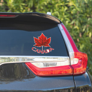 Canada Souvenir Stickers Red Maple Leaf Stickers