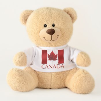 Canada Souvenir Teddy Bears by artist_kim_hunter at Zazzle