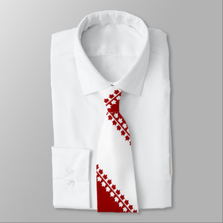 Canada Souvenir Tie Red Maple Leaf Canada Neckties