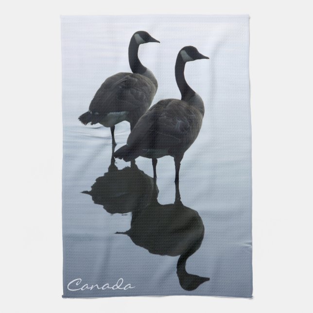 Canada Souvenir Towel Canada Goose Tea Towel Decor (Vertical)