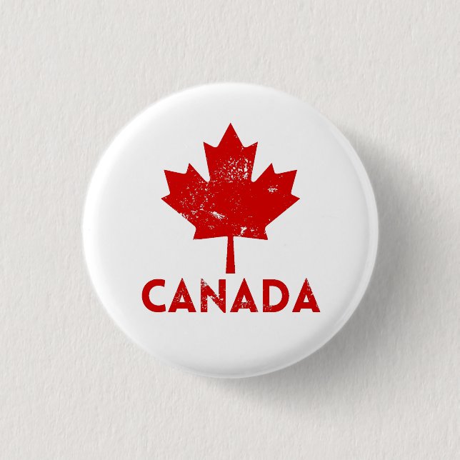 Canada Souvenir Vintage    Button (Front)
