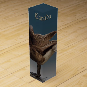 Canada Souvenir Wine Box Canada Goose Wine Box