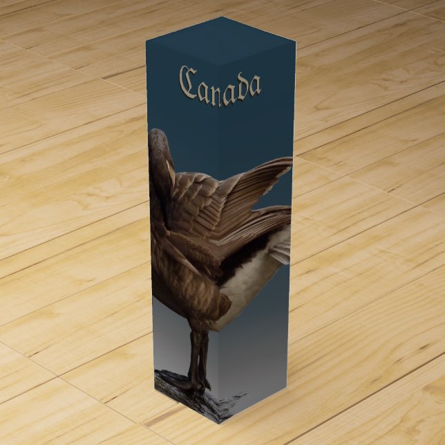 Canada Souvenir Wine Box Canada Goose Wine Box (Front)