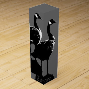 Canada Souvenir Wine Box Canada Goose Wine Box