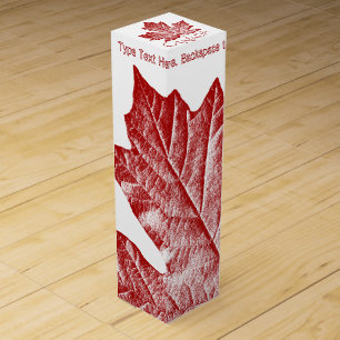 Canada Souvenir Wine Box Personalized CN Souvenir