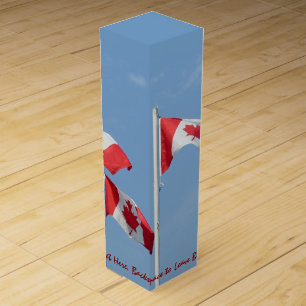 Canada Souvenir Wine Box Personalized CN Souvenir