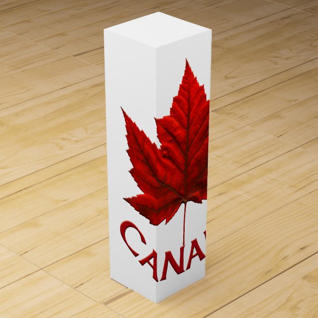 Canada Souvenir Wine Box Personalized CN Souvenir (Front)