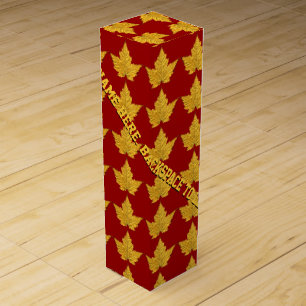 Canada Souvenir Wine Box Team Canada Custom Box