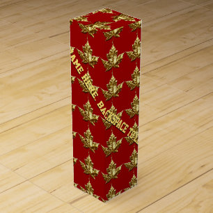 Canada Souvenir Wine Box Team Canada Custom Box
