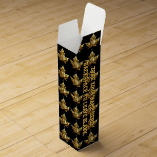 Canada Souvenir Wine Box Team Canada Custom Box
