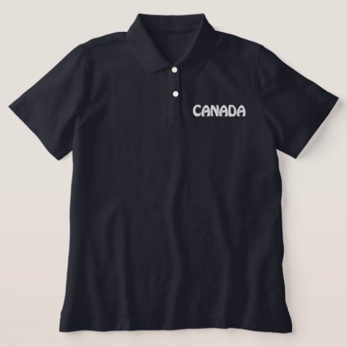 Canada Souvenir Womens Polo Shirt  Golf Shirt