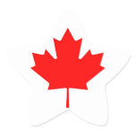 CANADA STAR STICKER