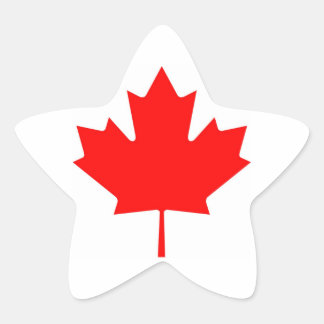 CANADA STAR STICKER