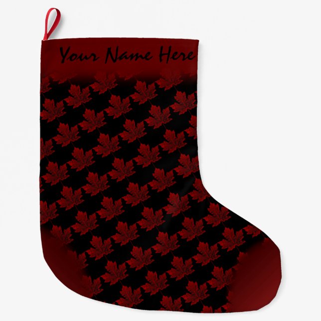 Canada Stocking Canada Christmas Stocking Custom (Front)