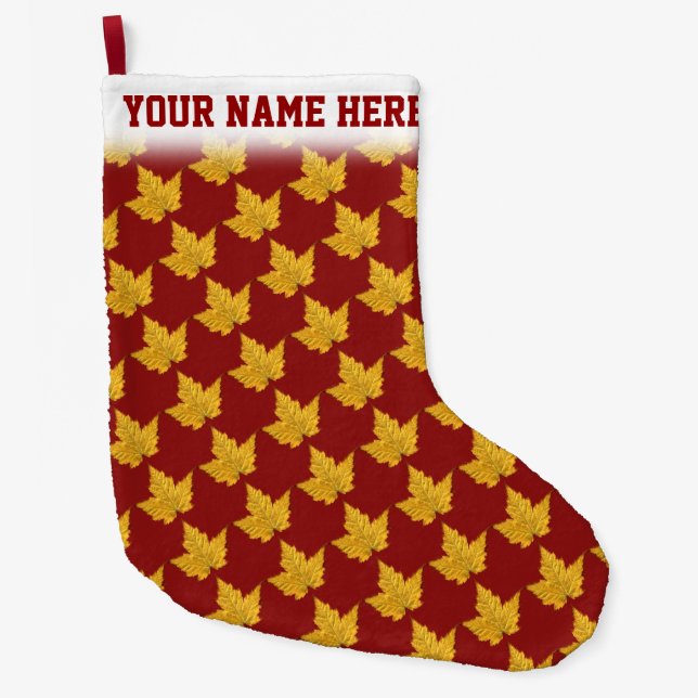 Canada Stocking Canada Christmas Stocking Custom (Front)
