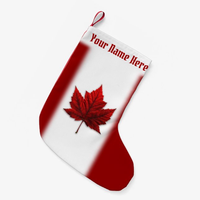 Canada Stocking Canada Flag Christmas Stockings (Front (Hanging))