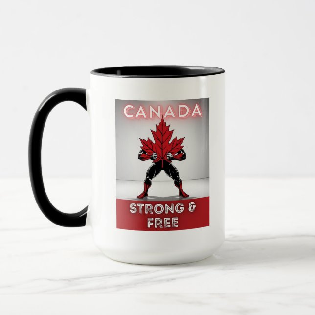 Canada Strong & Free Mug (Left)
