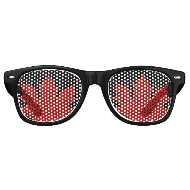 Canada Sunglasses Fun Canada Souvenir Costume Gift (Front)