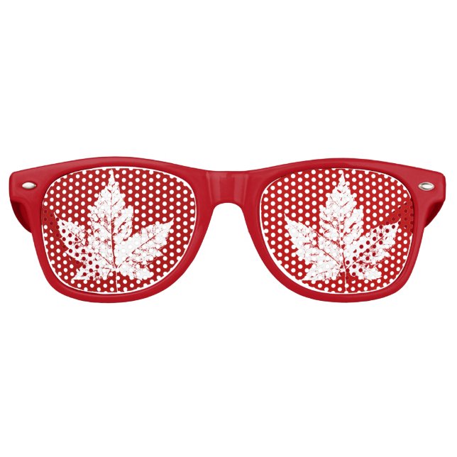 Canada Sunglasses Fun Canada Souvenir Costume Gift (Front)