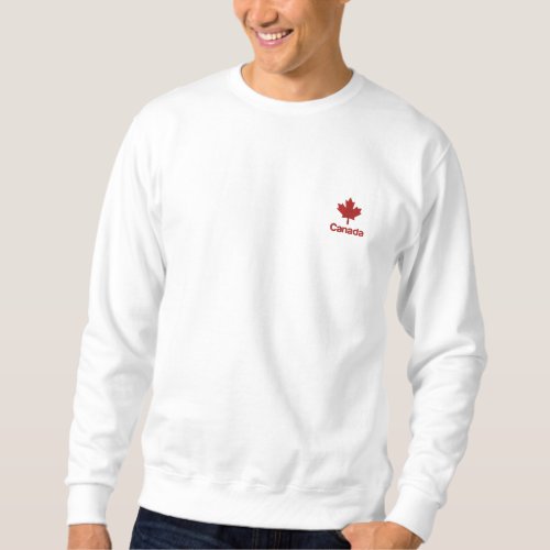 Canada Sweatshirt _ Red Canada Maple