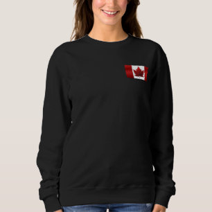 Canada Sweatshirt Women's Canada Flag Shirt Custom