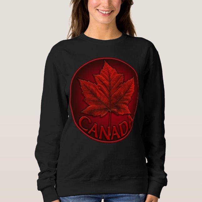 Canada Sweatshirt Women's Canada Shirts Customize (Front)