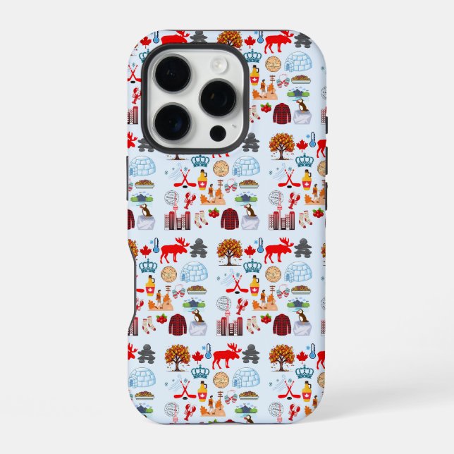 Canada Symbols Iphone Case (Back)