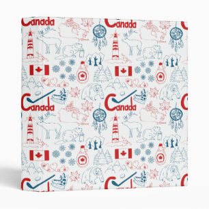 Canada   Symbols Pattern Binder