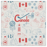 Canada | Symbols Pattern Fabric