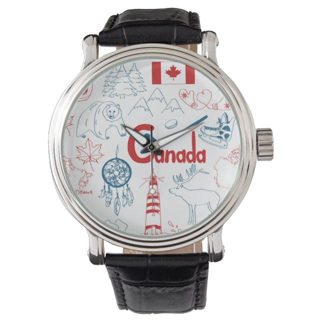 Canada | Symbols Pattern Watch (Front)