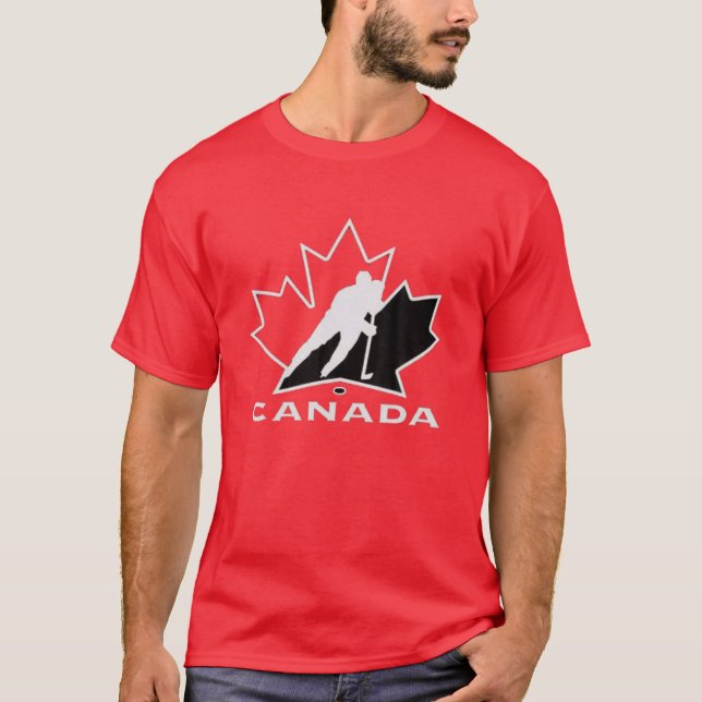 Canada T, Canadian T, Canada Flag, Canada T-Shirt (Front)