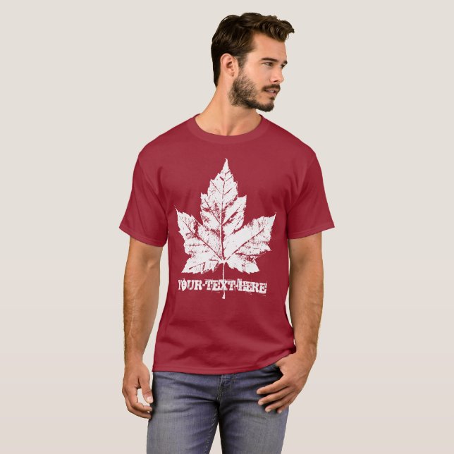 Canada T-Shirt Canada Maple Leaf Shirt (Front Full)