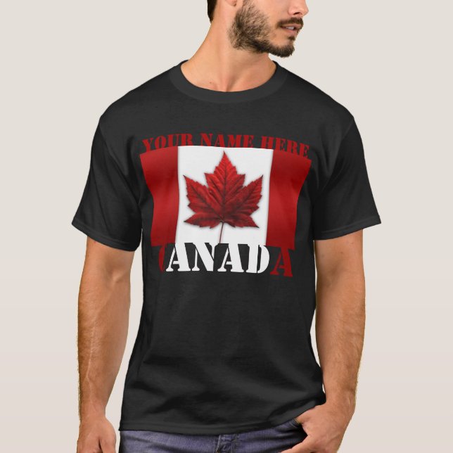 Canada T-shirt Personalized Sm - 6XL Canada Shirt (Front)