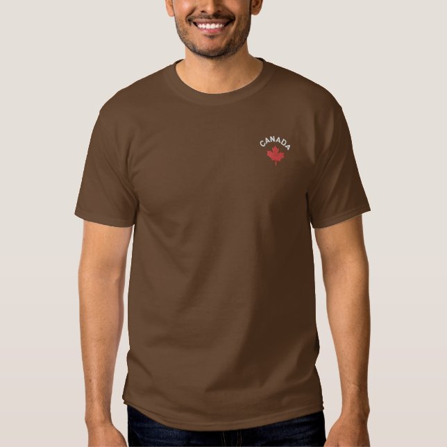Canada T Shirt - Red Canada Maple (Front)
