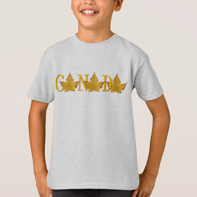 Canada T-shirt Souvenir Unisex Kid's Canada Shirt (Front)