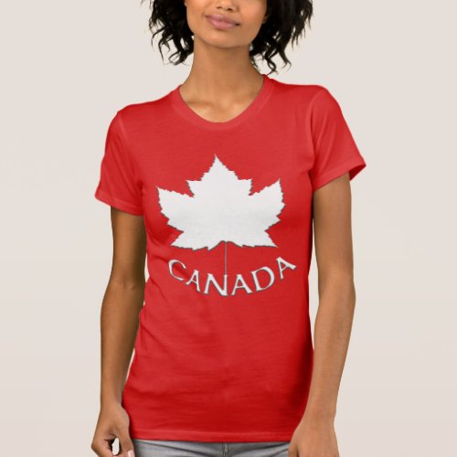 Canada T_shirt Womens Plus Size Canada Souvenir T