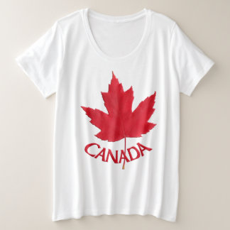Canada T-shirt Women's Plus Size Canada Souvenir T