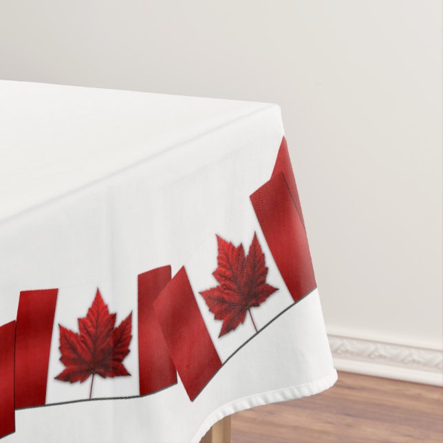 Canada Tablecloth Canada Flag Tablecloth Customize (In Situ)