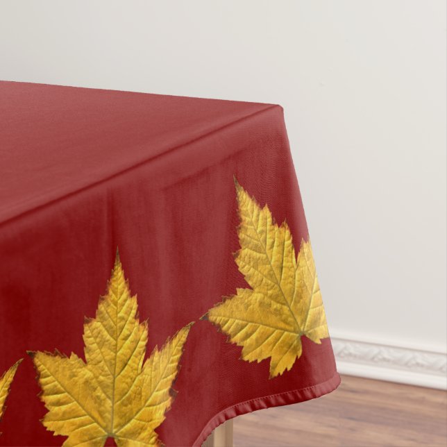 Canada Tablecloth Canada Maple Leaf Tablecloth (In Situ)
