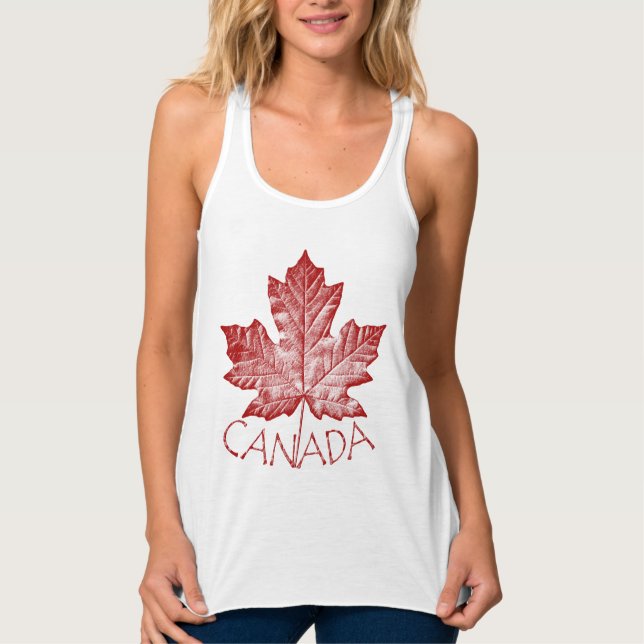 Canada Tank Top Cool Canada Souvenir Women's Tops (Front)