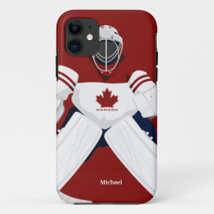 Canada Team Hockey Goalie iPhone 11 Case