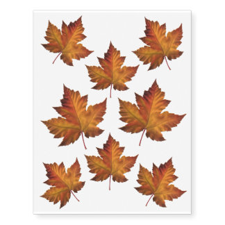 canadian maple leaf temporary tattoos zazzle canadian maple leaf temporary tattoos zazzle