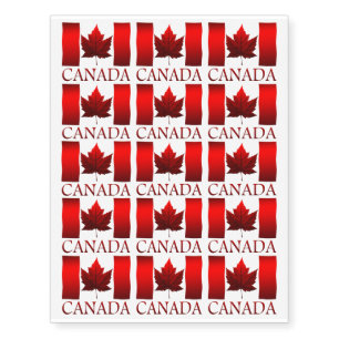 Canada Temporary Tattoo Canada Flag Skin Art