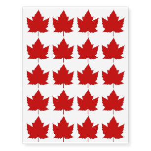 Canada Temporary Tattoo Canada Maple Leaf Souvenir