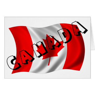 CANADA Text on Canadian Flag
