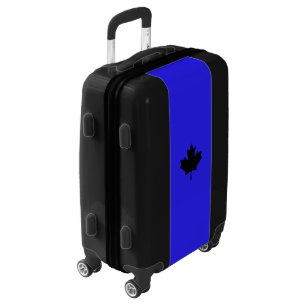 Canada Thin Blue Line Luggage