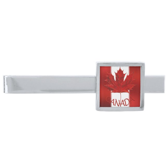 Canada Tie Clip Canada Flag Tie Bar Souvenir (Front)