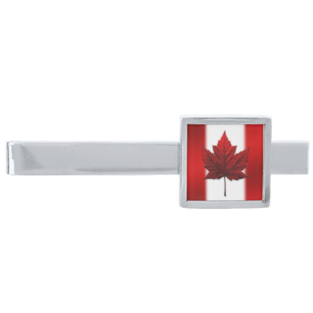 Canada Tie Clip Canada Flag Tie Bar Souvenir (Front)