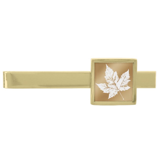 Canada Tie Clip Canada Maple Leaf Tie Clip Custom (Front)