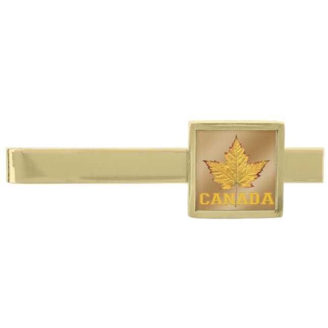 Canada Tie Clip Canada Maple Leaf Tie Clip Custom (Front)